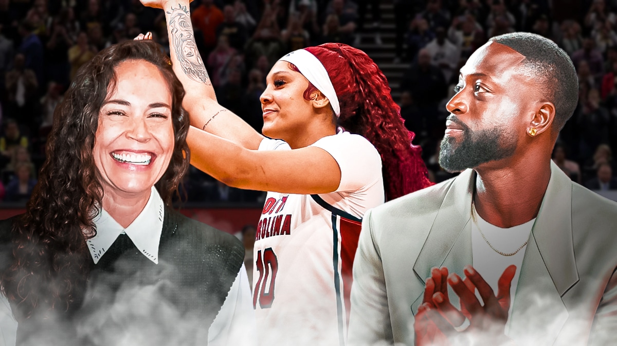 South Carolina Gamecocks NCAA Tournament win with Sue Bird and Dwyane Wade