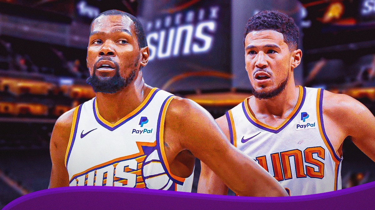 Kevin Durant and Devin Booker.