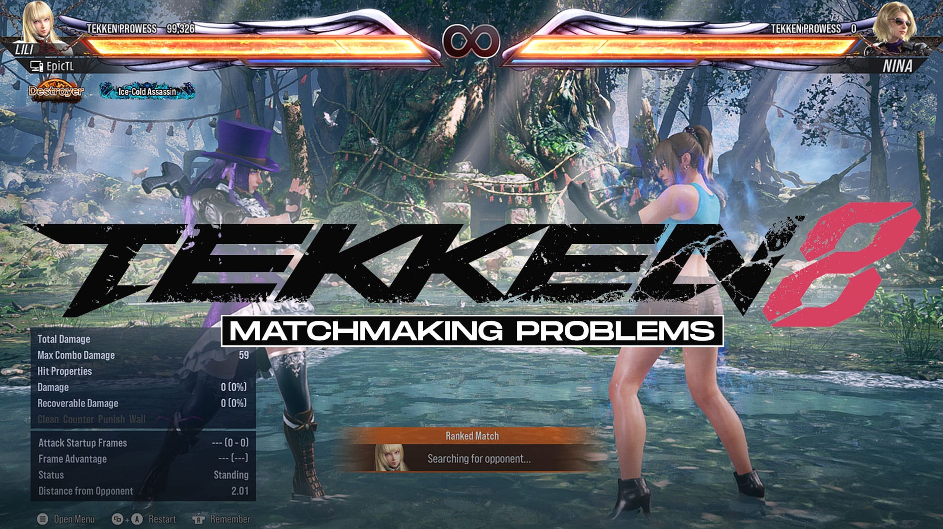 Новая система подбора игроков в Tekken 8 вызывает проблемы