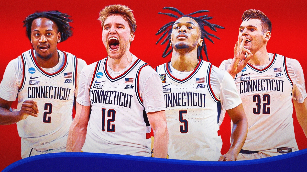 UConn, Stephon Castle, Donovan Clingan, Cam Spencer, and Tristan Newton