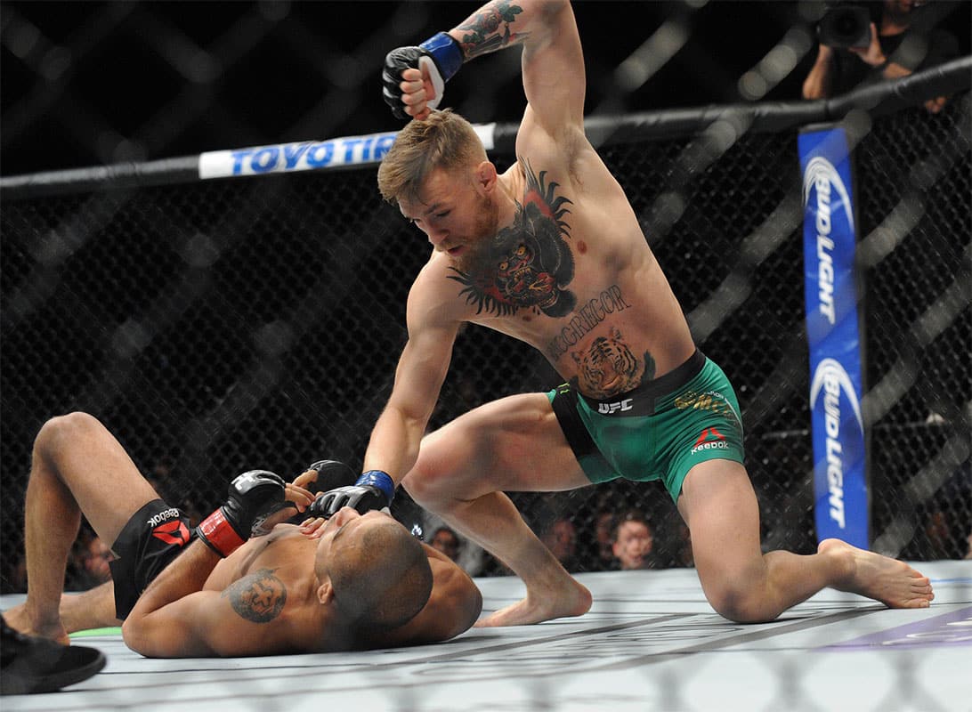 UFC 194 Jose Aldo being knocked out by Conor McGregor
