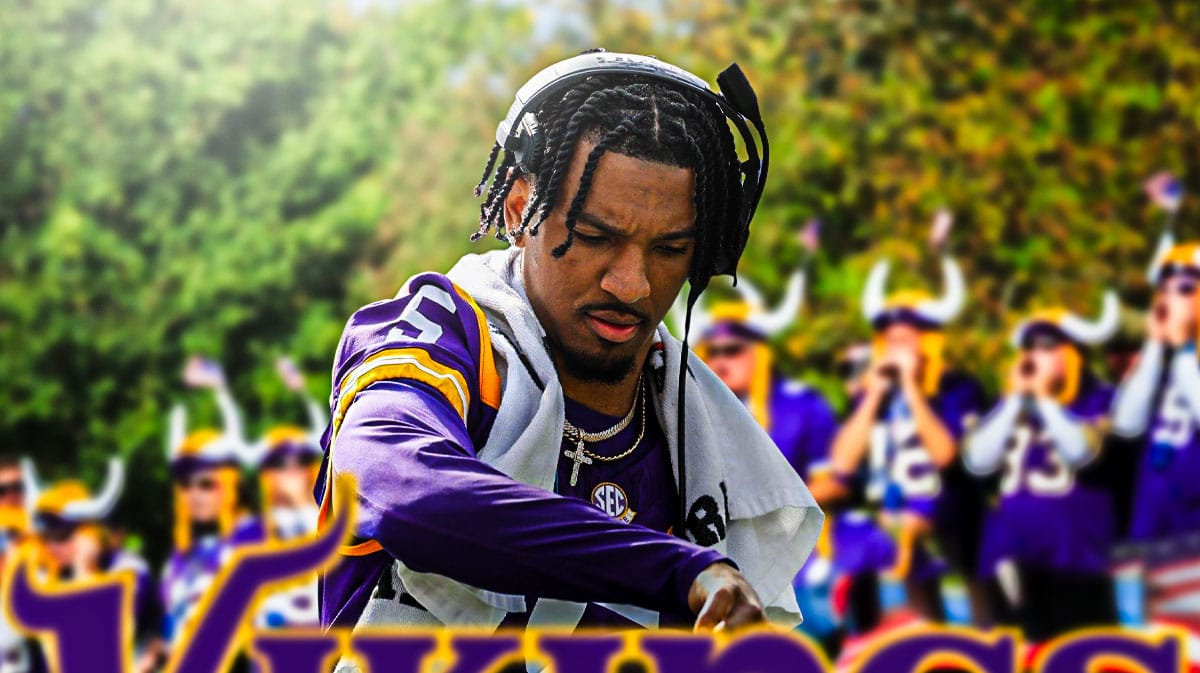 LSU quarterback Jayden Daniels could be an NFL Draft target of the Minnesota Vikings