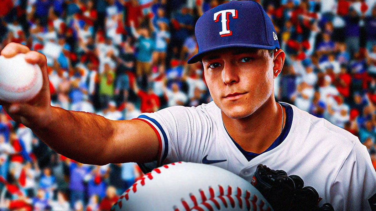 Texas Rangers pitcher Jack Leiter