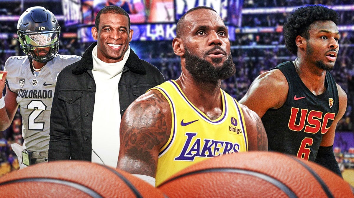 Colorado coach Deion Sanders knows a thing or two about being on the same team as your son and wants LeBron & Bronny James to play together.