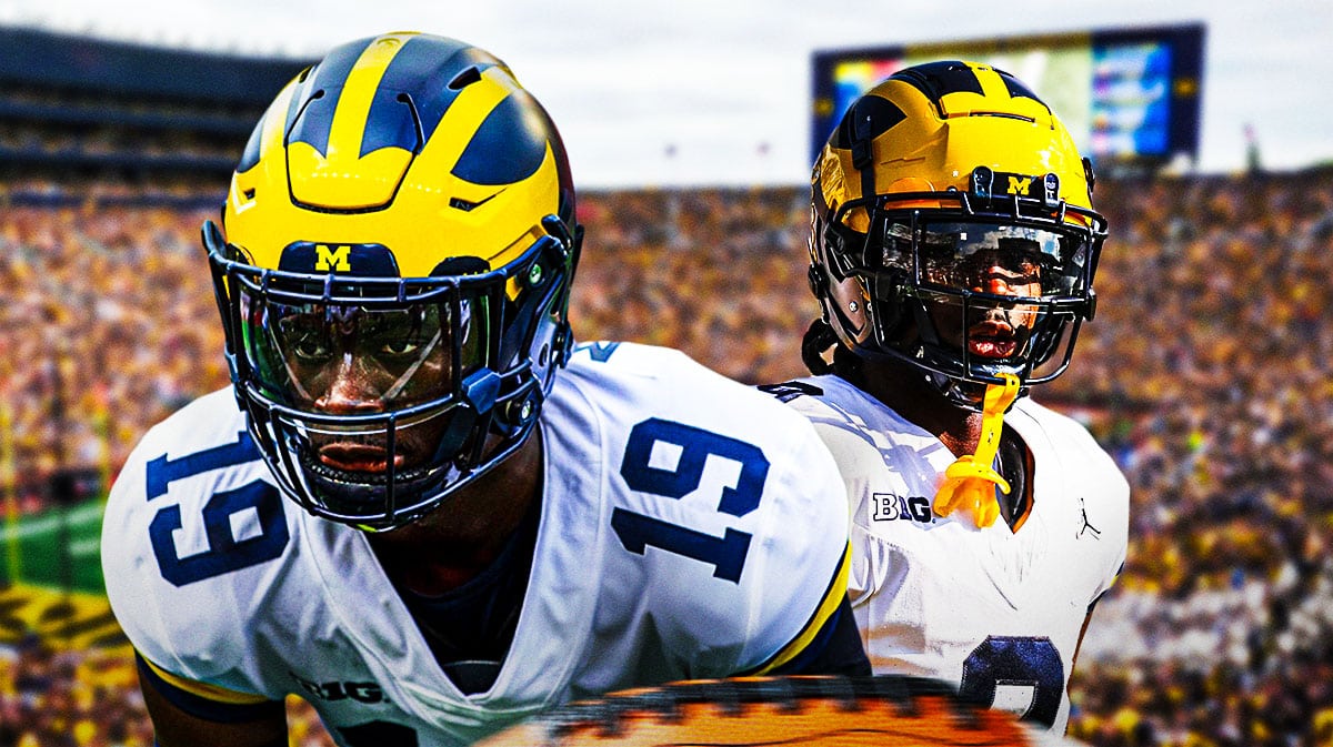 Michigan football, Wolverines, Rod Moore, Rod Moore surgery, Rod Moore injury, Rod Moore with Michigan football stadium in the background