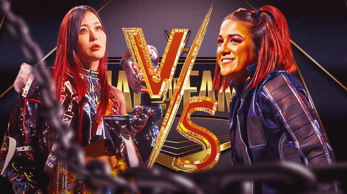 IYO SKY versus Bayley at WrestleMania 40.