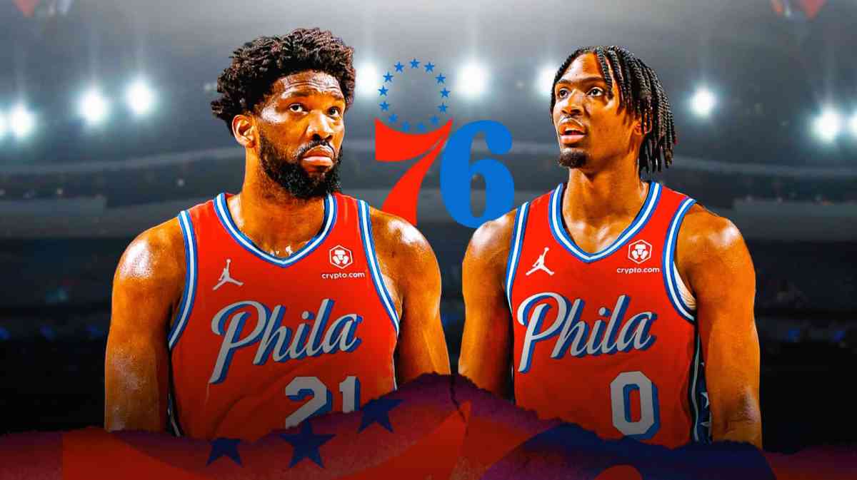 Joel Embiid and Tyrese Maxey