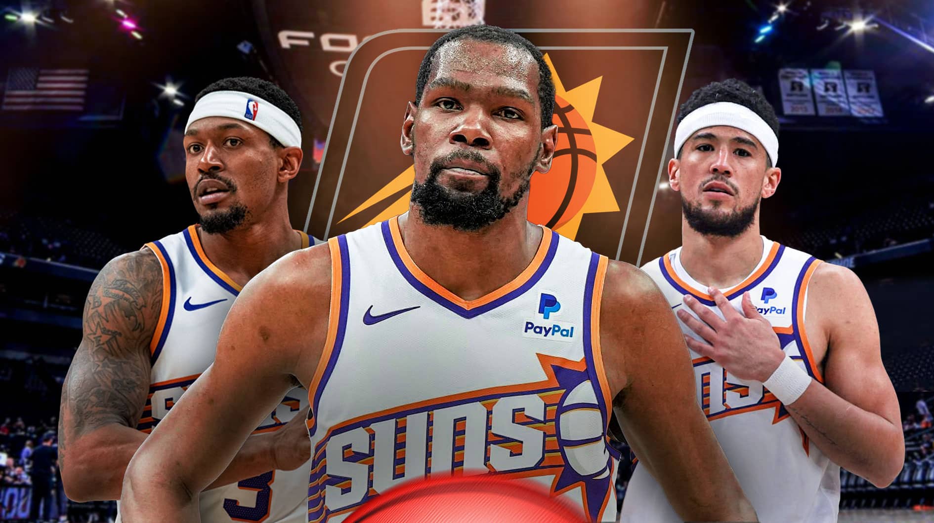 Bradley Beal, Kevin Durant, Devin Booker