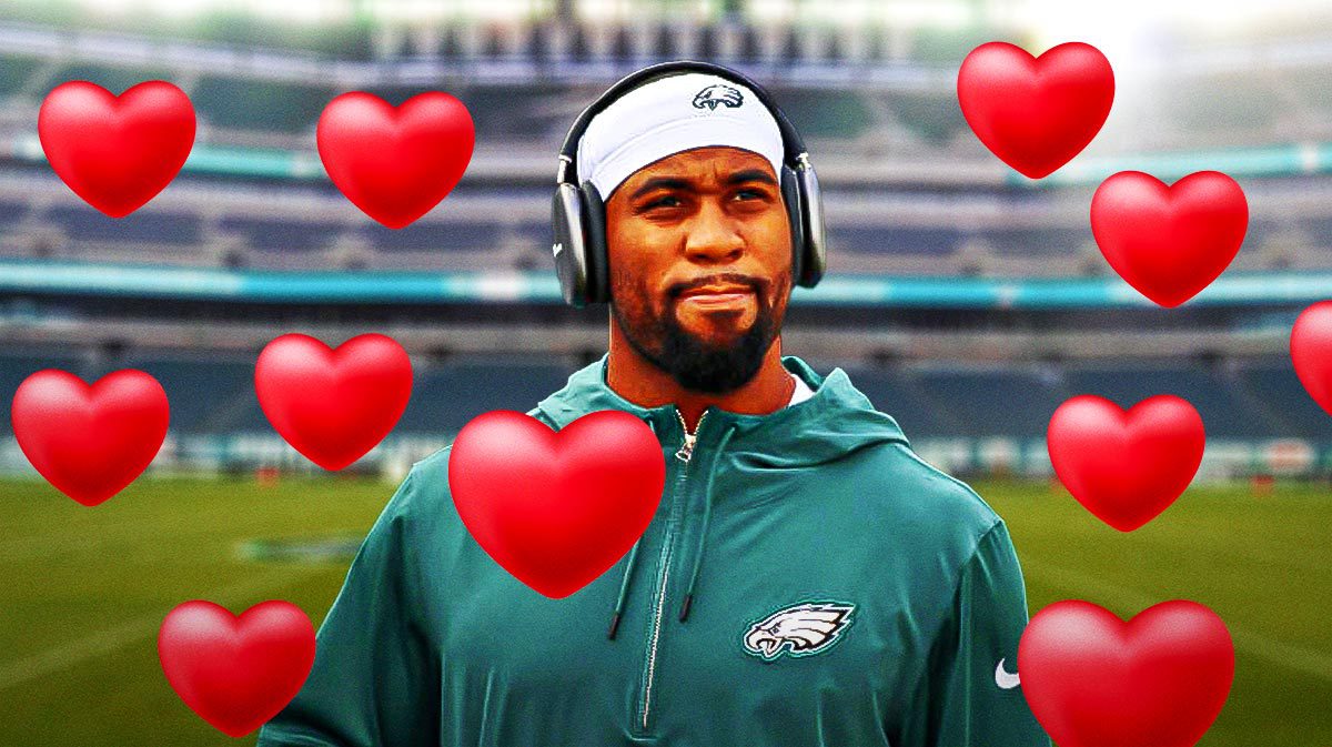 Haason Reddick in an Eagles uniform. Hearts all around