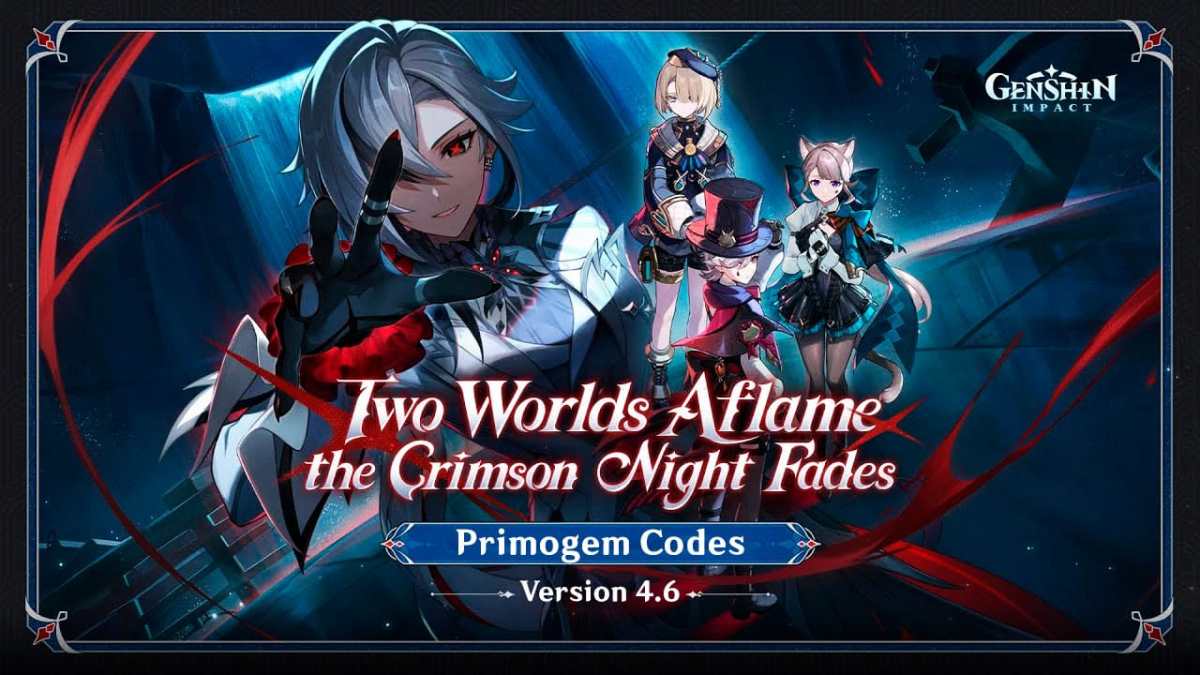 genshin impact 4.6 livestream primogem codes