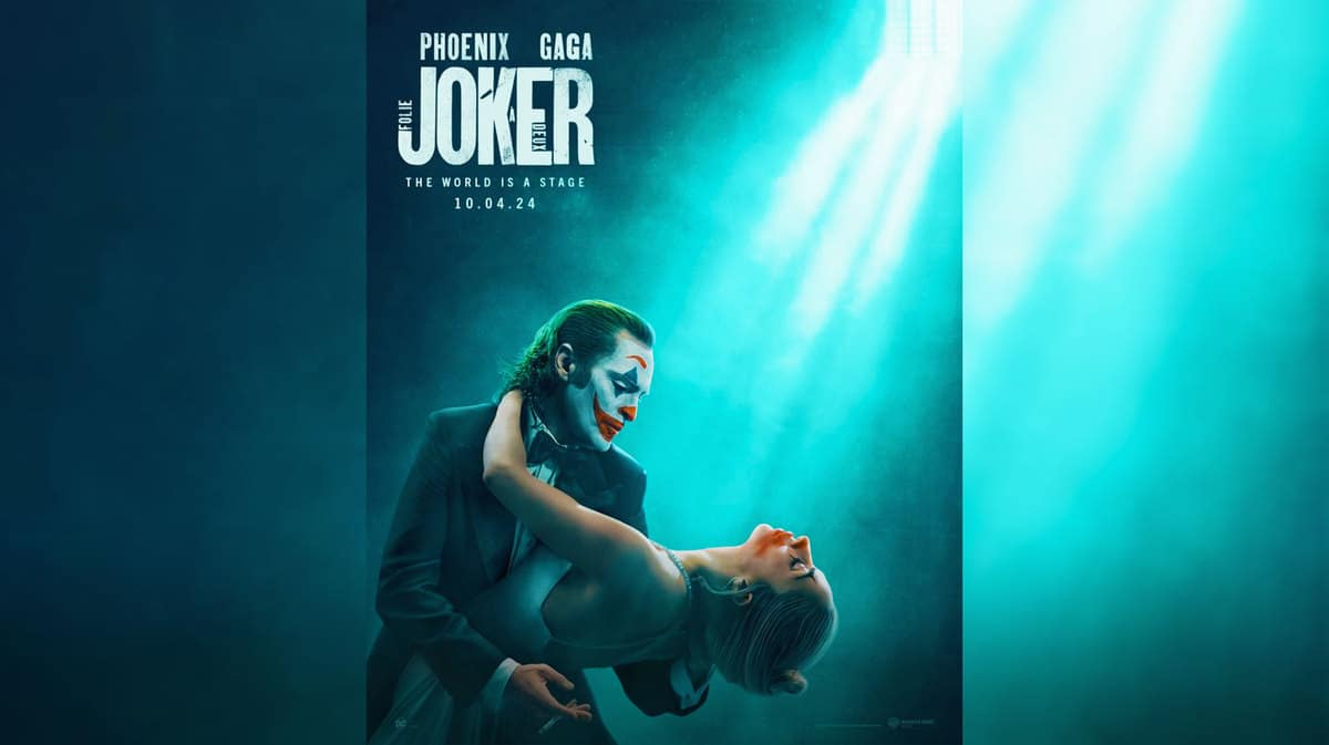 Joker 2 poster sees Joaquin Phoenix dipping Lady Gaga