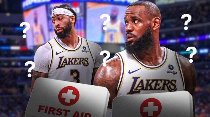 Lakers' Anthony Davis and LeBron James