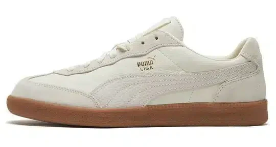 Puma Liga Leather Shoes Beige