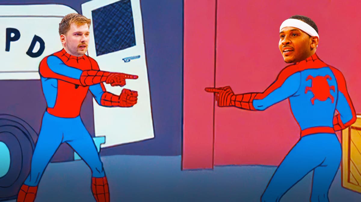 Luka Doncic, Carmelo Anthony, Mavericks, Colin Cowherd, Doncic Mavericks