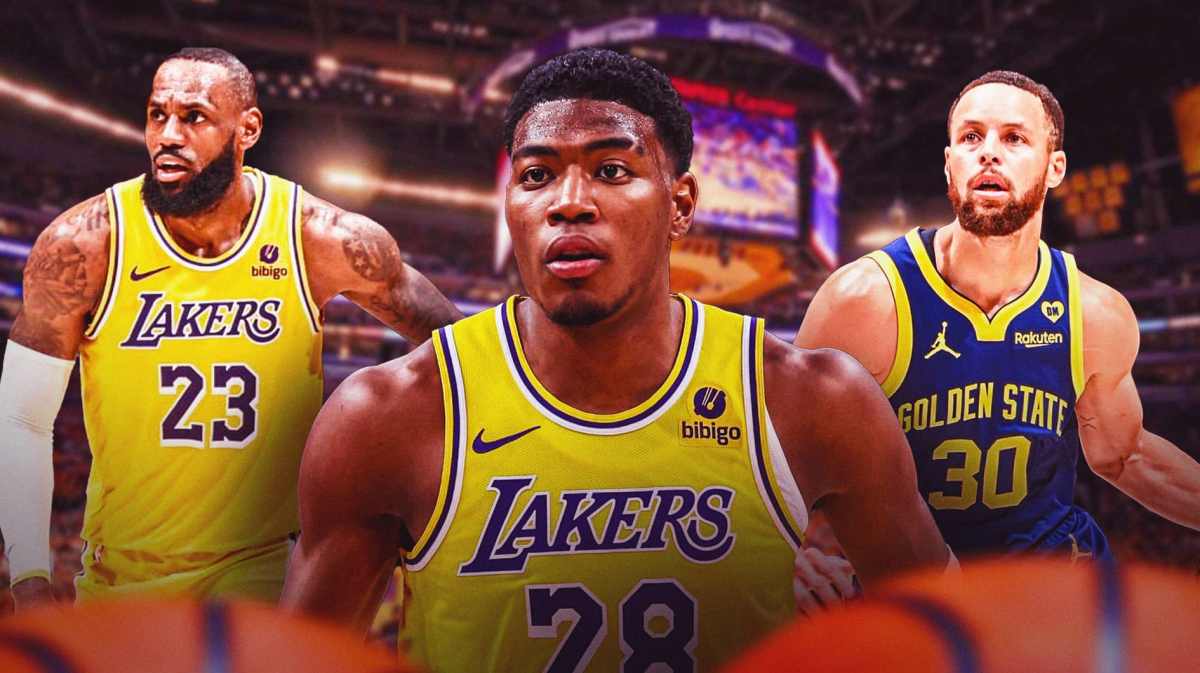 rui hachimura lakers warriors lebron james stephen curry