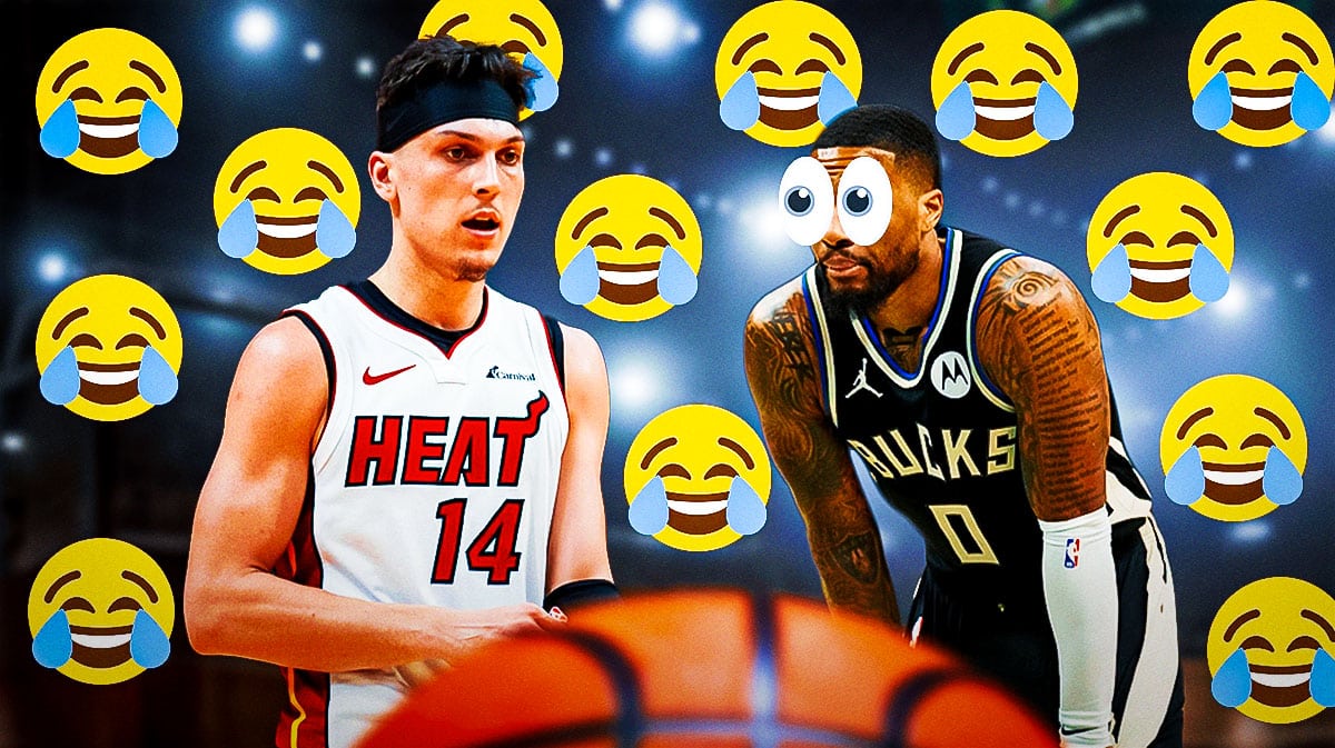 Tyler Herro and Damian Lillard