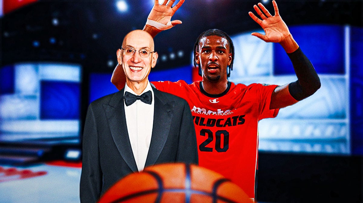Adam Silver could greet Alex Sarr soon during the 2024 NBA Draft.