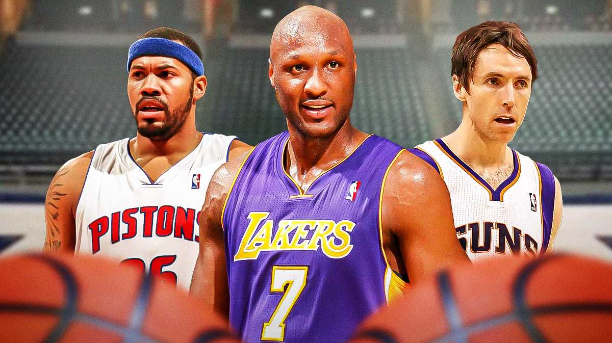 Rasheed Wallace, Lamar Odom and Steve Nash.