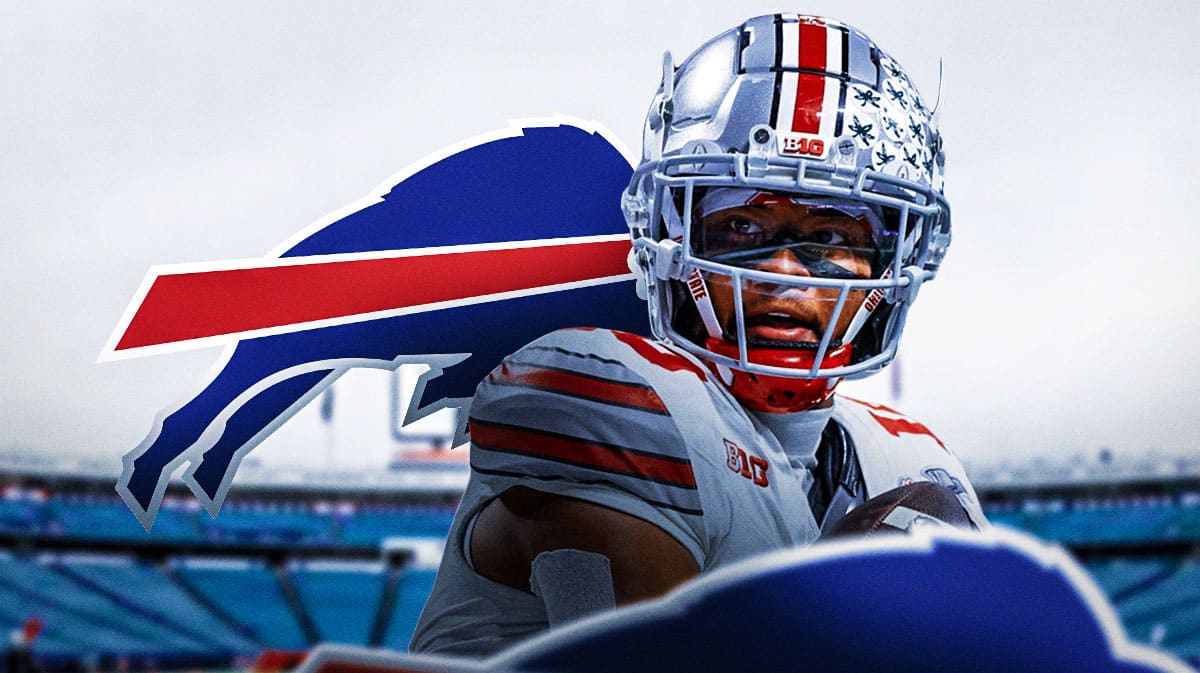 Xavier Johnson (Ohio State) next to a Bills logo.
