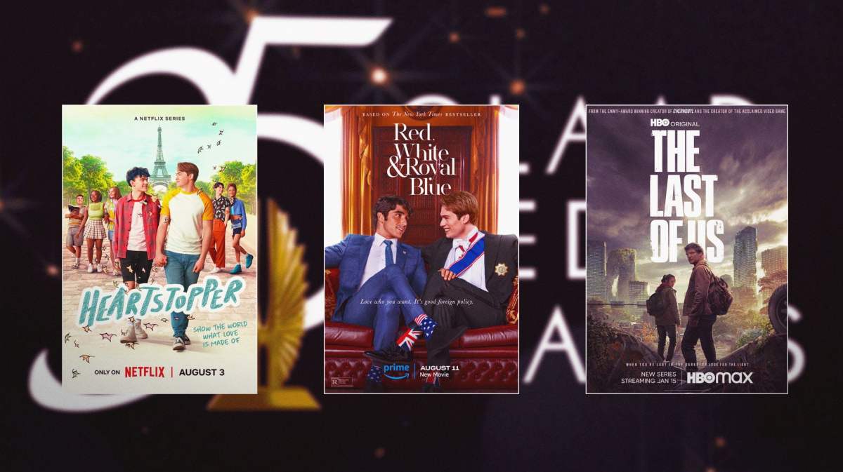Heartstoppers, Red, White & Royal Blue, The Last of Us, 2024 GLAAD Media Awards logo
