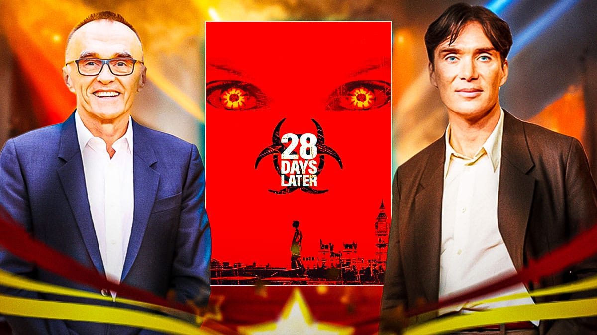 28 Years Later Danny Boyle and Cillian Murphy.