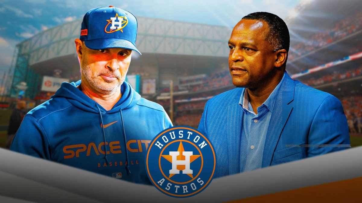 Astros Joe Espada and Dana Brown