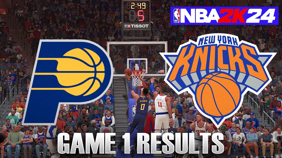 Результаты первой игры «Пэйсерс» — «Никс» по данным NBA 2K24