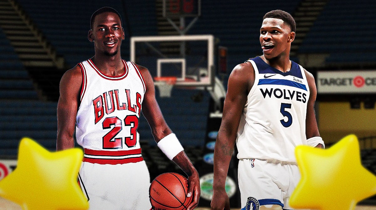 Michael Jordan and Anthony Edwards