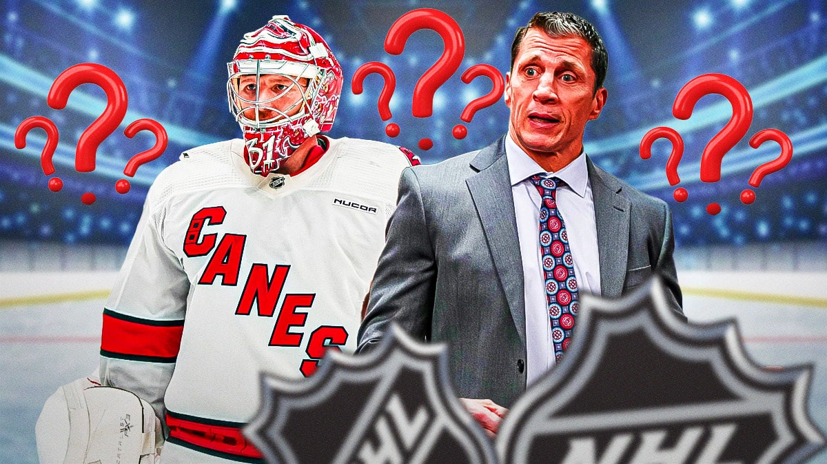 Rod Brind'Amour, Frederik Andersen. Question marks all around him
