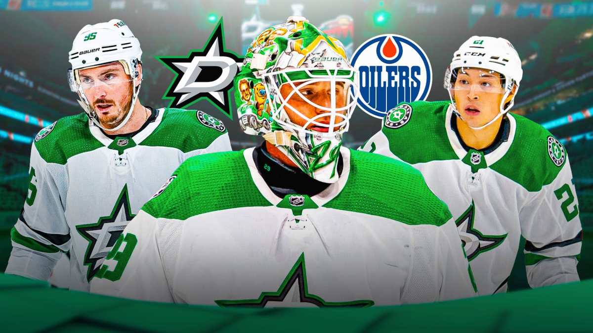 Jake Oettinger, Wyatt Johnston, and the Stars waiting for the Oilers.