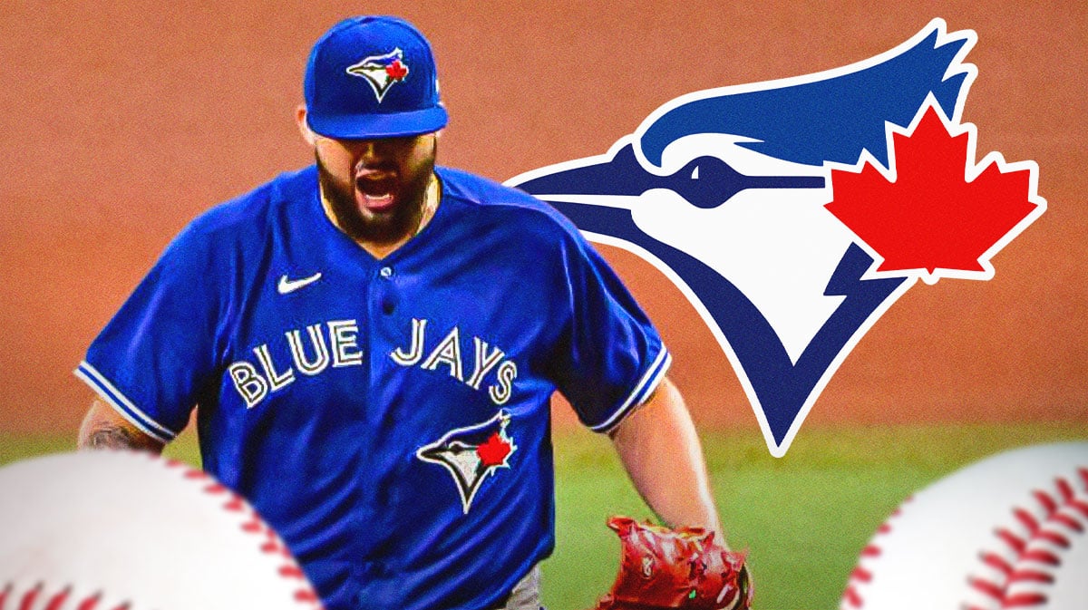 Blue Jays starting pitcher Alek Manoah
