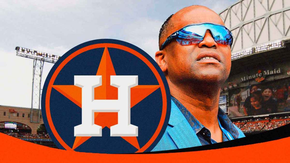 Astros general manager Dana Brown, Minute Maid Park in back