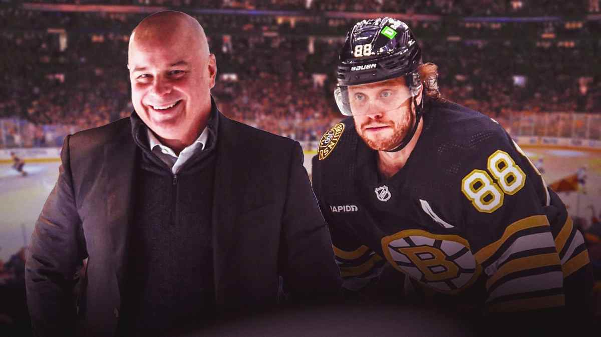 Bruins' David Pastrnak receiving praise from Jim Montgomery after his brawl with Matthew Tkachuk.