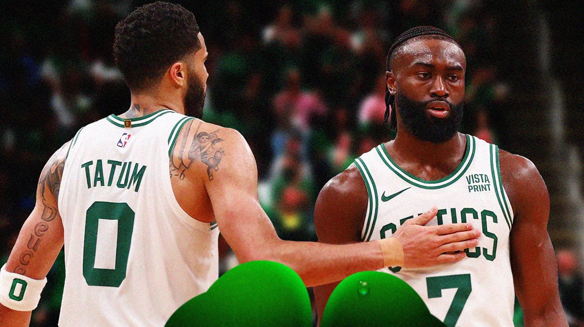 Celtics fans who left Game 1 early before Jaylen Brown shot get clowned