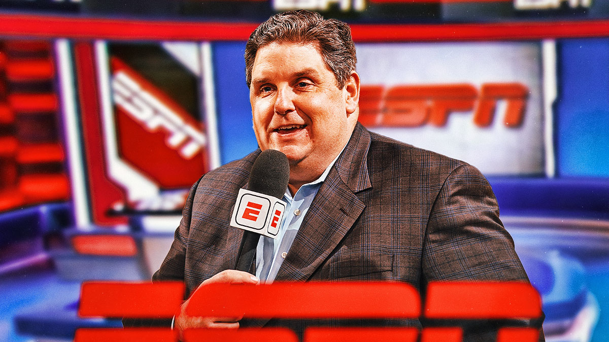 Brian Windhorst working as an NBA analyst for ESPN>