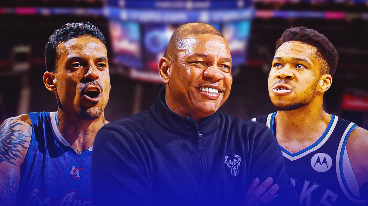 Matt Barnes with Doc Rivers after taking over Giannis Antetokounmpo Bucks from Adrian Griffin