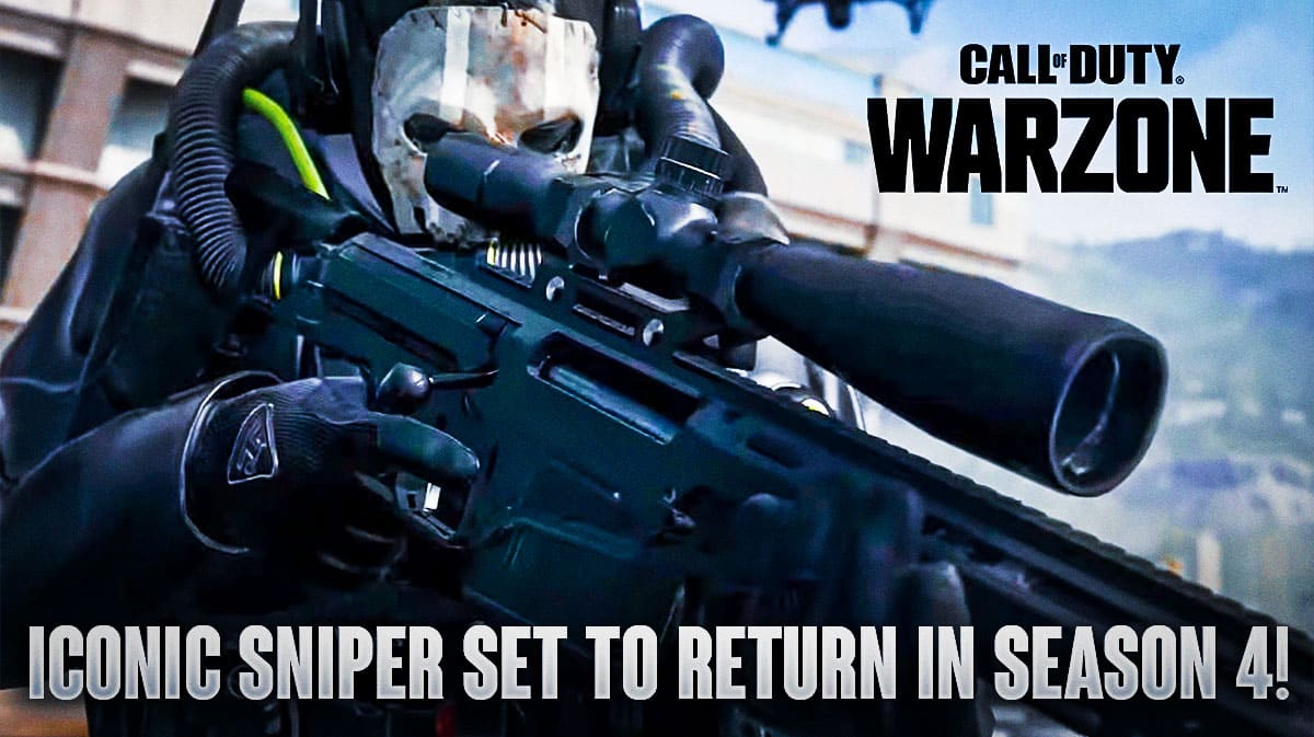 Call Of Duty: Warzone вернет культового снайпера в 4 сезоне