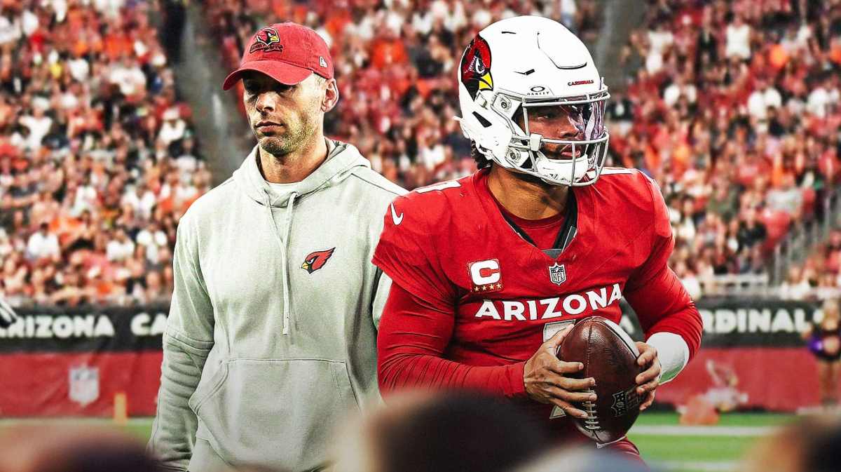 Cardinals, Cardinals schedule, Cardinals regular season, NFL schedule release, NFL schedule, Kyler Murray and Jonathan Gannon with Cardinals (NFL) stadium in the background