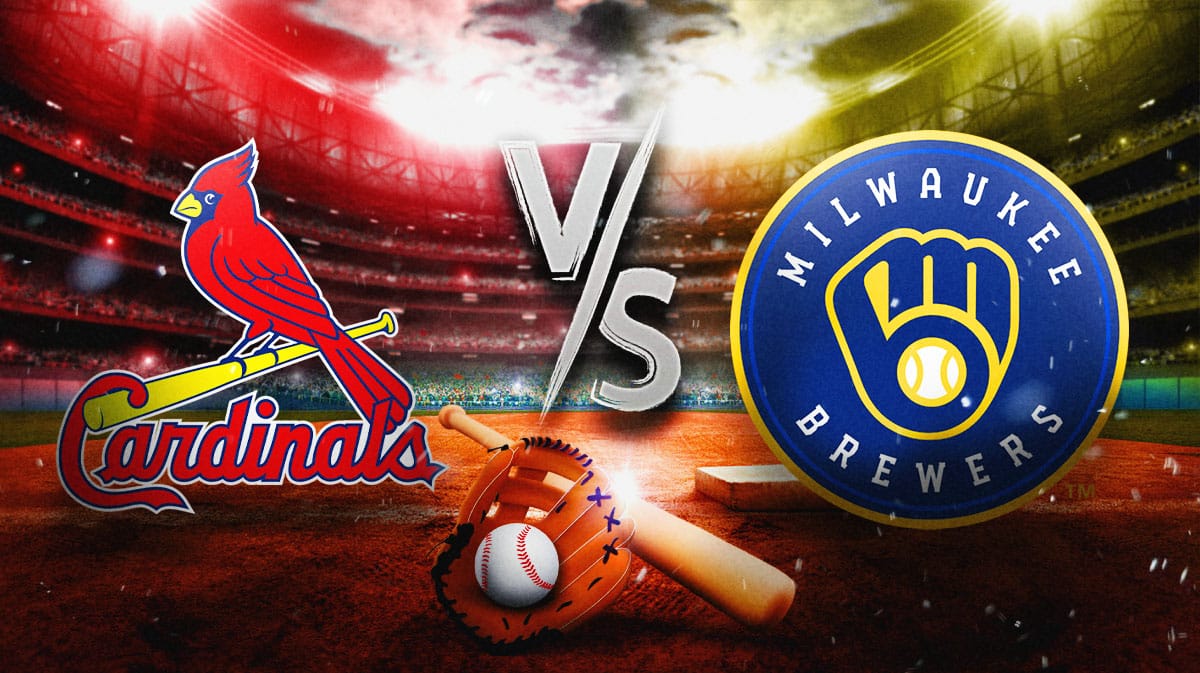 Cardinals vs Brewers logo