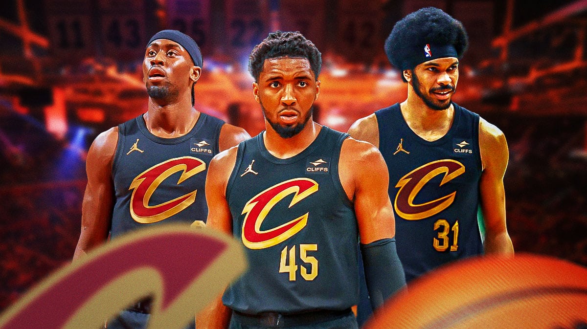 Cavs' Caris LeVert, Donovan Mitchell and Jarrett Allen