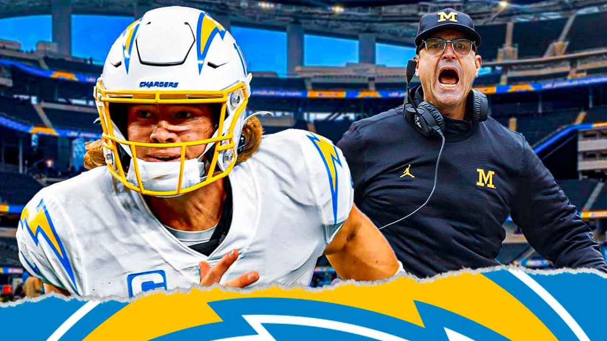 Chargers Justin Herbert Jim Harbaugh