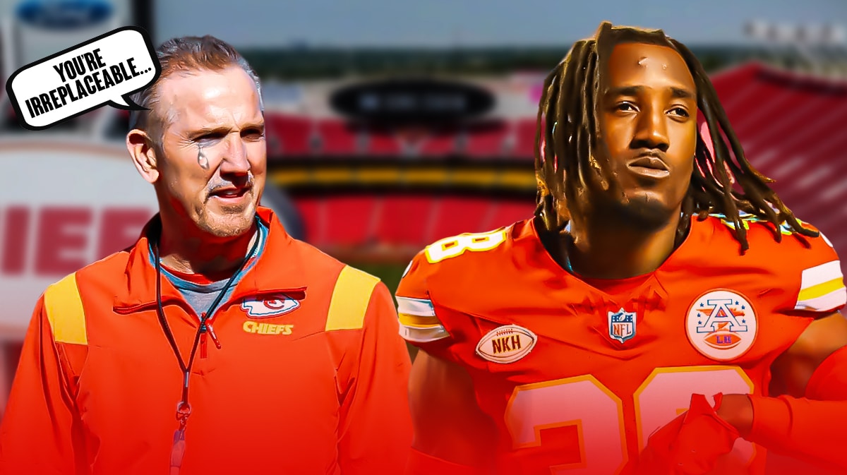 Steve Spagnuolo tells L'Jarius Sneed "you're irreplaceable..." with a tear running down his cheek