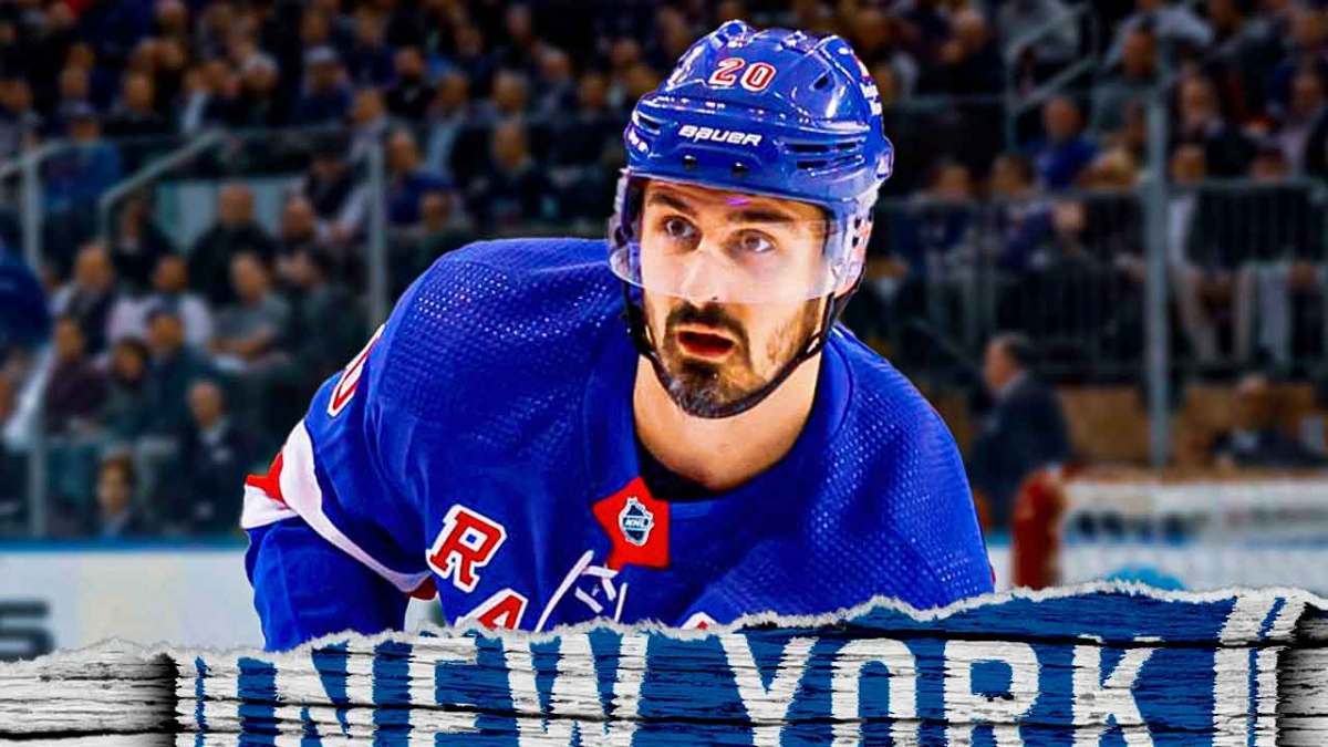 Chris Kreider reviewing the Rangers loss to the Panthers.