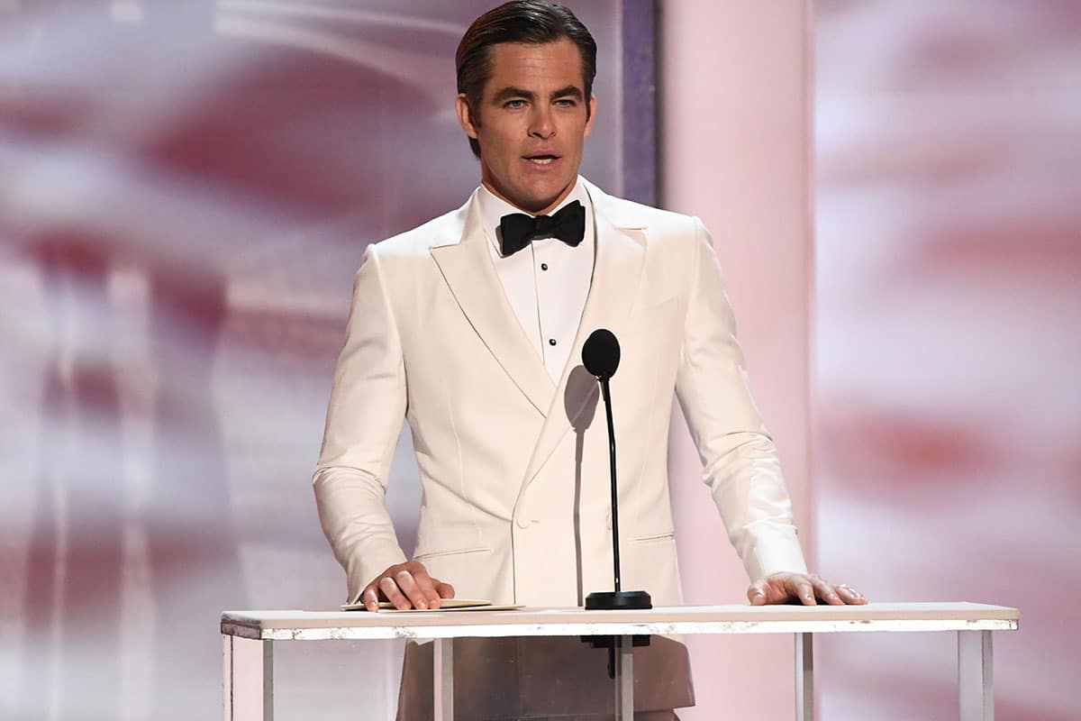 Chris Pine at the SAG Awards in 2019.