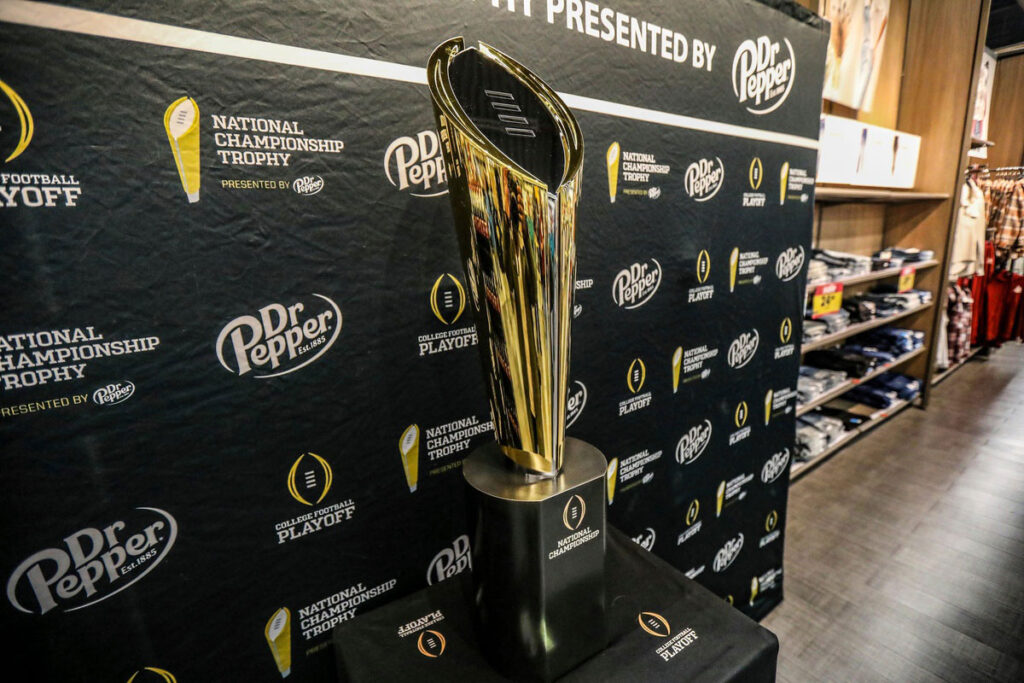 The College Football Playoff Trophy