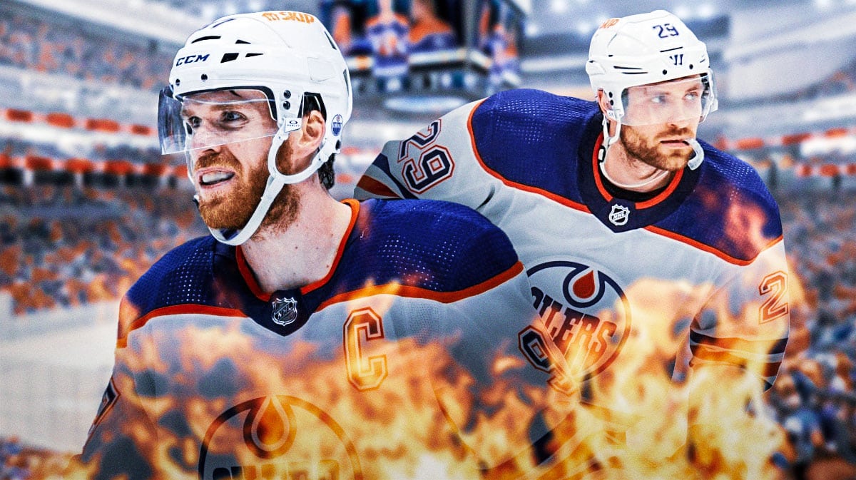 Oilers' Connor McDavid and Leon Draisaitl on fire.
