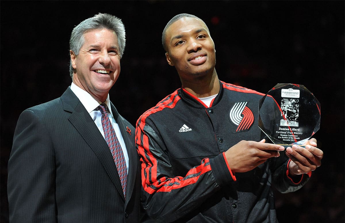 damian lillard rookie of the year