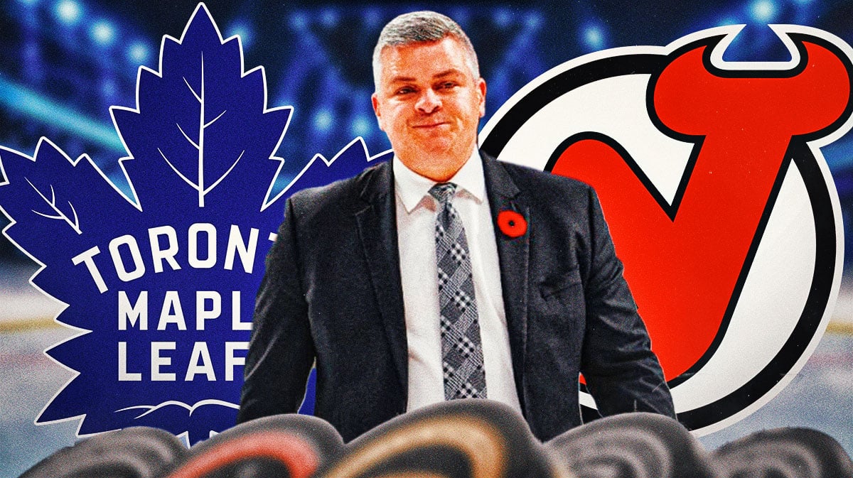 Sheldon Keefe, Maple Leafs logo, Devils logo