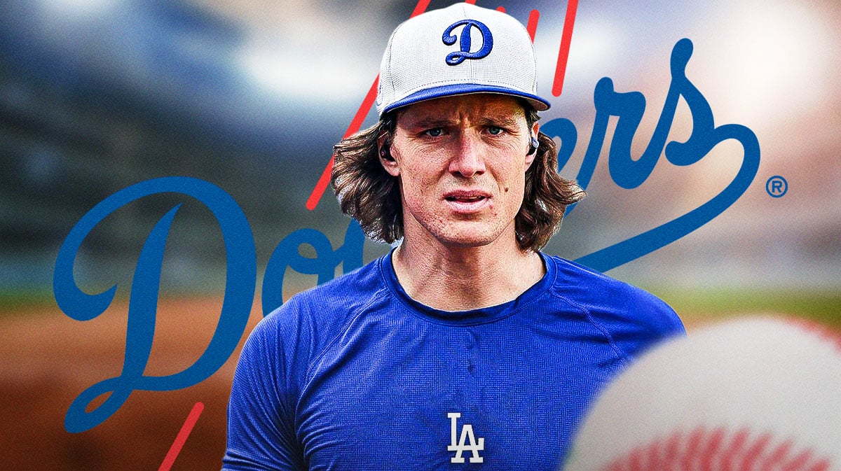 Los Angeles Dodgers pitcher Tyler Glasnow