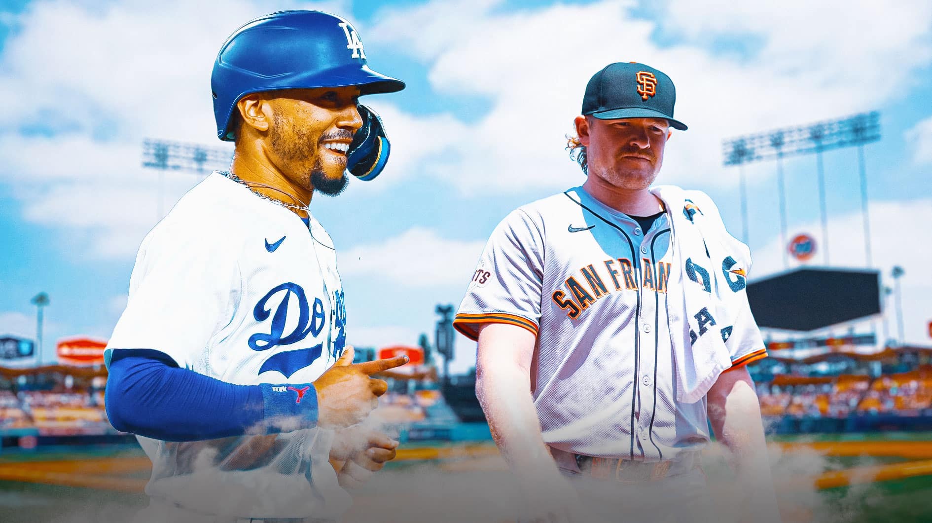 Dodgers Mookie Betts Giants Logan Webb
